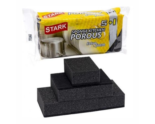 Губки кухонні КІТ ДОМОВІТ  хвилясті 5+1 05472