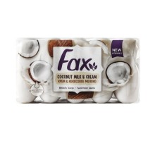 Мило FAX туалетне 5*70г Крем і кокосове молочко