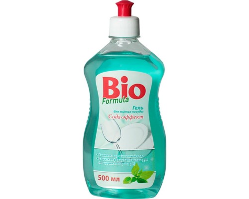 Гель для миття посуду Bio Formula 500мл сода ефект Гель для миття посуду Bio Formula 500мл сода ефект
