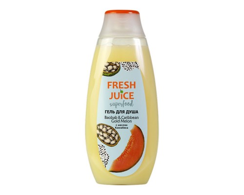 Гель для душу Fresh Juice 400мл baobab caribben gold melon