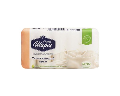Мило туалетне Grand Шарм 5*70 Звол.з D пант і алое екопак Мило туалетне Grand Шарм 5*70 Звол.з D пант і алое екопак