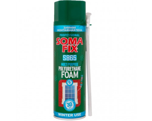 Піна монтажна ручна зимова SOMA FIX 865 500мл 61874-004