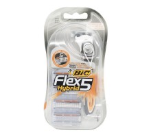 Одноразові станки  для гоління BIC Гибрид 5 Flex система
