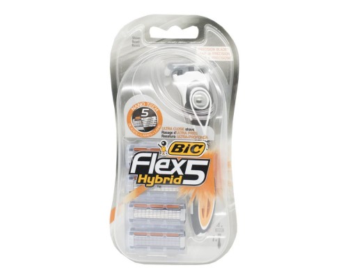 Одноразові станки  для гоління BIC Гибрид 5 Flex система