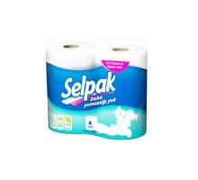 Папір туалетний Selpak білий 4шт