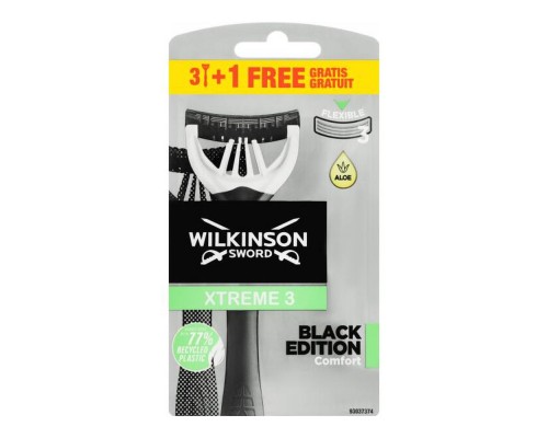 Одноразова бритва Wilkinson WS Exteme 3 Black 3+1шт 72248