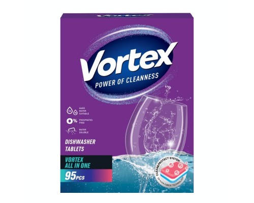 Набір таблеток для посуд.машини Vortex  95шт+95шт