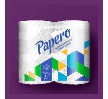 Папір туалетний целюлозний Papero 3ш 4р ТР056