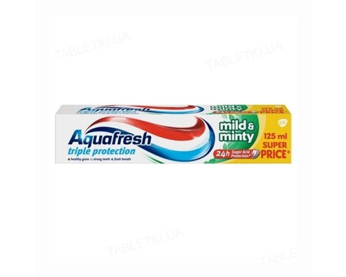 Зубна паста AQUAFRESH мяко-мятна  125мл