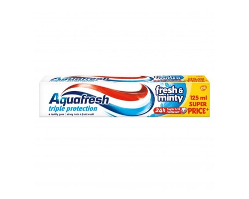 Зубна паста AQUAFRESH освіжаюча мятна 125мл