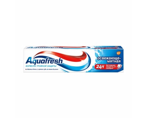 Зубна паста AQUAFRESH освіжаюча мятна сімейна 100мл