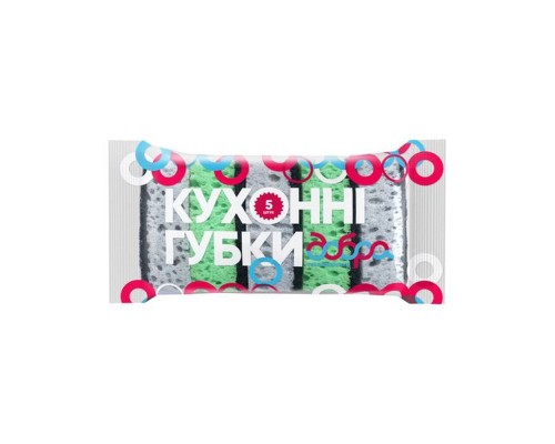 Кухонні губки Добра Господарочка 5шт