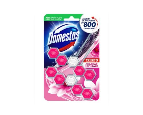 Туалетний блок для унітазу Domestos 5 55г Туалетний блок для унітазу Domestos 5 55г