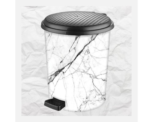 Відро педаль №1 11л ЧОРНИЙ МРАМОР 365