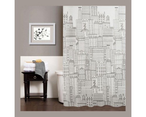 Шторка для ванни CITY 180*180мм. 10254