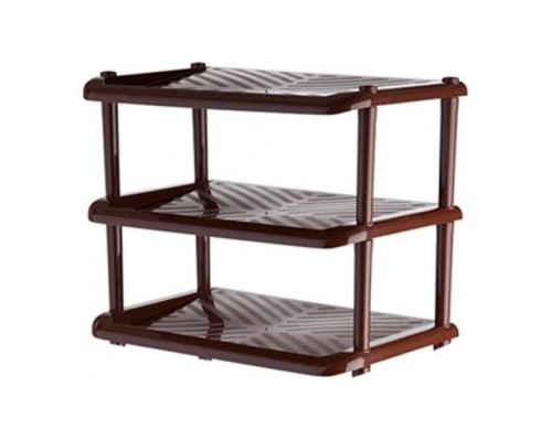 Полка для взуття 3-ярусна пласт Консенсус 0314