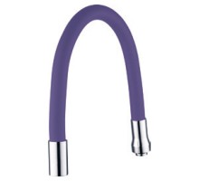 Гусак для кухні Aquatika 3/4 силікон. фіолетовий ХН-5243