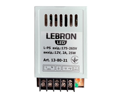 Блок живлення LEBRON L-PS 12V 3A 36W 13-80-22