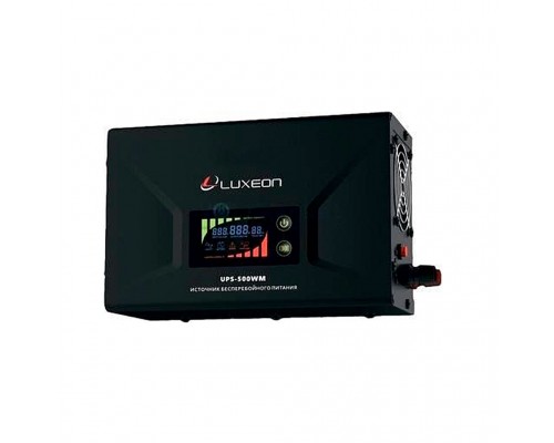 Джерело безперебійного живлення UPS-500WM зовн. аккум12V LUXEON