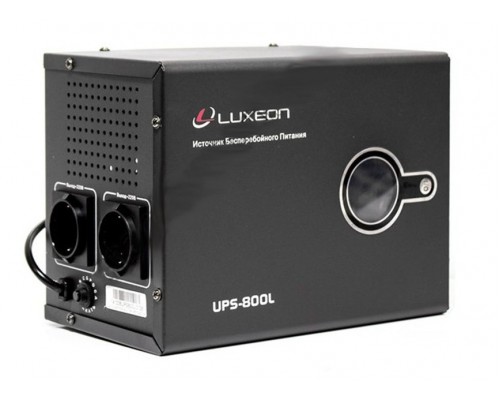 Джерело безперебійного живлення UPS-800L зовн.аккум12V LUXEON