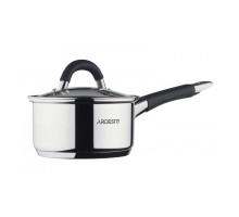 Ківш з скляною кришкою 0.8л нержавіюча сталь AR1908SS  Ardesto Gemini Salemo