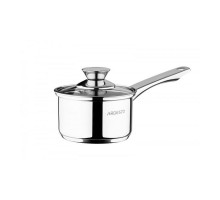 Ківш з скляною кришкою 0.7л нержавіюча сталь AR3207SS Ardesto Gemini