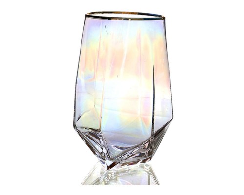 Стакан з золотим обідком 680мл Rainbow 6699-1