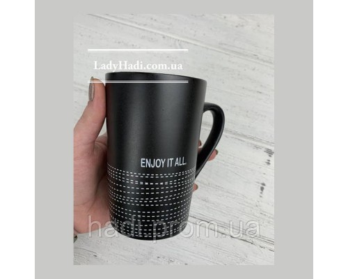 Чашка 370мл "Lady in black Vittora" VT-C-513370