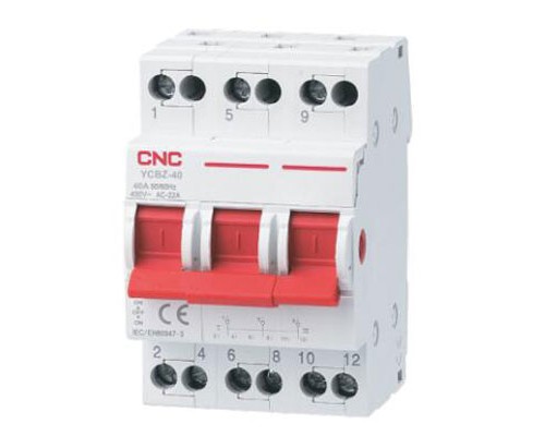 Перемикач ФАЗ CNC YCBZ 3p 40A