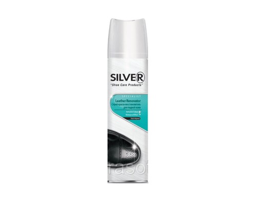 Спрей-фарба Silver Prem для гладкої шкіри чорний 250мл SM3201-01P Спрей-фарба Silver Prem для гладкої шкіри чорний 250мл SM3201-01P
