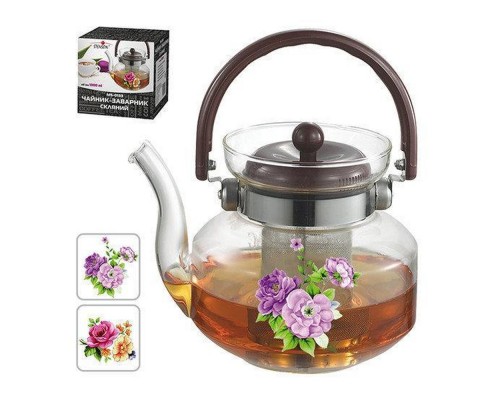 Чайник заварний скло 1.2л 0134 STENSON