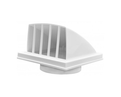 Вихід стінний витяжний з зворотн. клапаном, з флан. D125mm 170*170mm 61-281