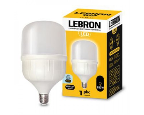 Лампа світлодіодна LED LEBRON 50W 6500K L-A138 Е27 4250Lm 11-18-27-1