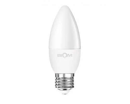 Лампа світлодіодна Led BIOM 9W 4500K C37 E27 BT-588 220V