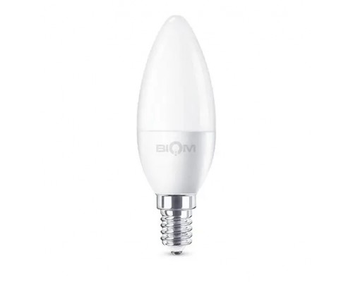 Лампа світлодіодна Led BIOM 9W 4500K C37 E14 BT-589 220V