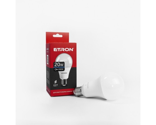 Лампа світлодіодна Led ETRON 20W 6500K Light A70 E27 1-ELP-091