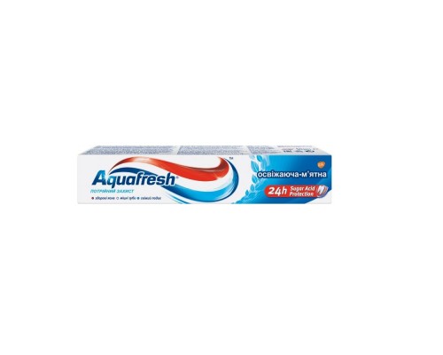 Зубна паста AQUAFRESH освіжаюча мятна 50мл