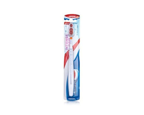 Зубна щітка Aquafresh intense clean середньої жорсткості