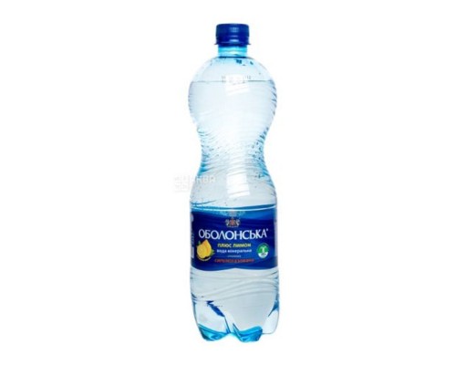 Оболонь + Лимон мін.вода 1л/12 Оболонь + Лимон мін.вода 1л/12