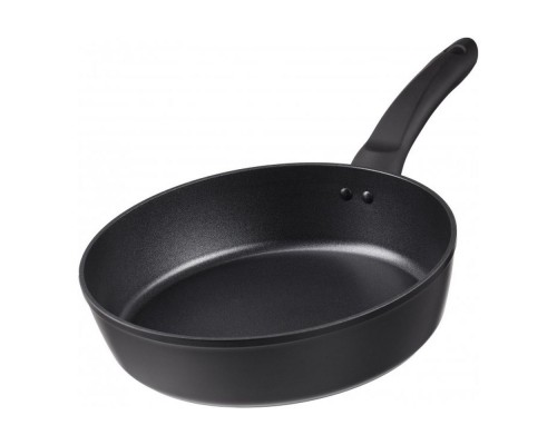 Сковорода глибока 24см чорна алюмінієва Adresto Gemini Gourment Bolzano AR1924GDP