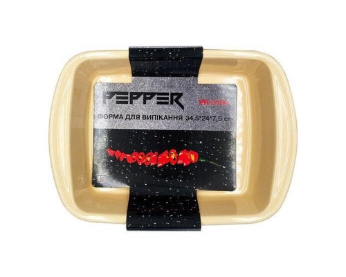 Форма для випікання прямокутна 34,5*24*7,5см PEPPER PR-3134 Форма для випікання прямокутна 34,5*24*7,5см PEPPER PR-3134