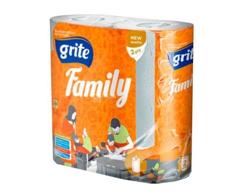 Рушники паперові Grite Family