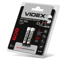 Акумулятор VIDEX HR03/AAA 600mAh 2pcs