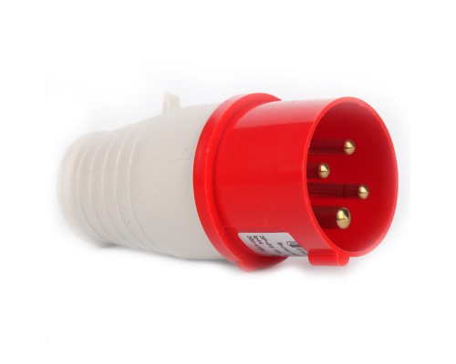 Вилка силова ELECTRO HOUSE переносна 4*16 3p+PE IP44 EH-PPL-416