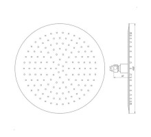 Лійка душова Globus Lux ST-0300-R