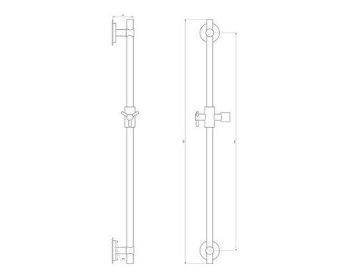 Душова стійка Globus Lux BT-1106C в блістері