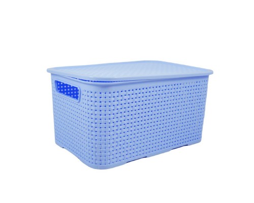 Корзина з кришкою Ротанг 6л 041255