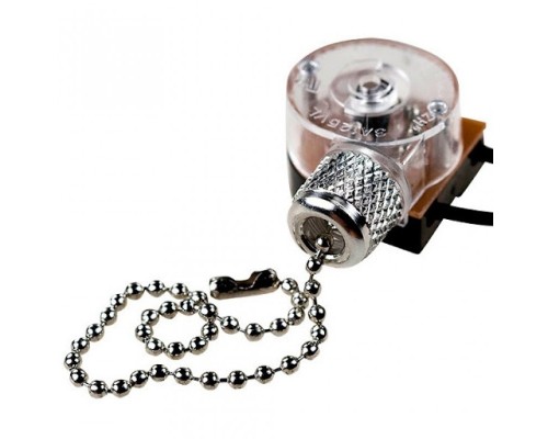 Вимикач з ланцюжком LEMANSO хром LMA 031