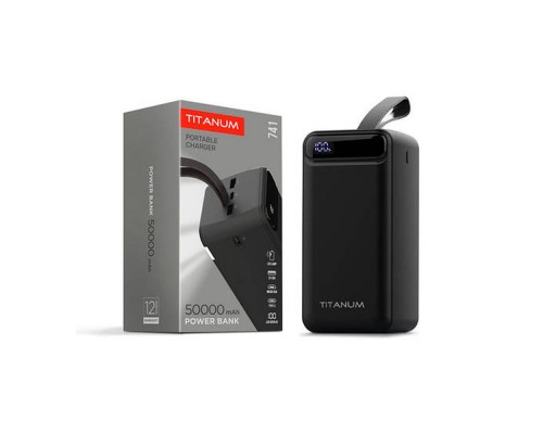 Павербанк Titanum TPB-741-B Black 50000 mAh