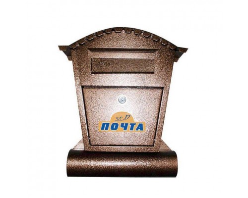 Ящик поштовий з врізним замком №8 з трубкою  ТМ Україна 9429